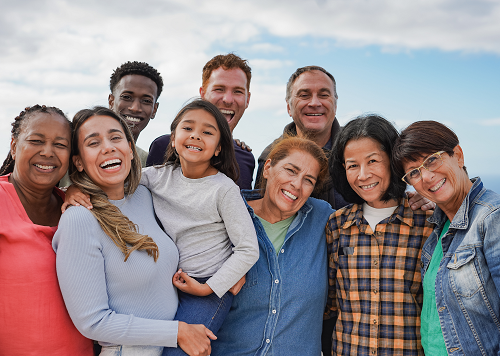 group of happy people